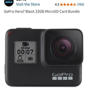 GoPro Hero7 Black Action Camera - Black